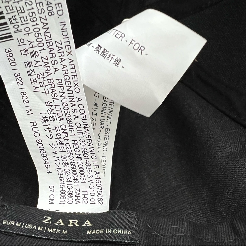 New Zara Check Cap - Picture 6 of 7